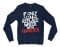 If Only I Could Replace Water With Quarter Men/Unisex Long Sleeve Sweatshirt in Navy Color
